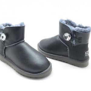 UGG BAILEY BUTTON BLING MINI Leather