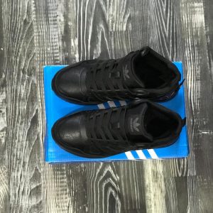 Кроссовки мужские Adidas ZX750 All Black Winter