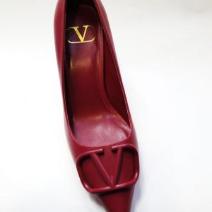 Туфли женские Valentino VLOGO Bordo