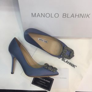 Туфли женские Hahgisi Blue MANOLO BLAHNIK