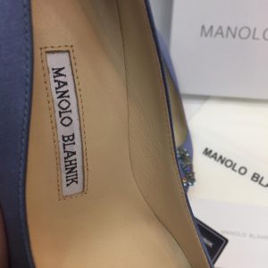 Туфли женские Hahgisi Blue MANOLO BLAHNIK