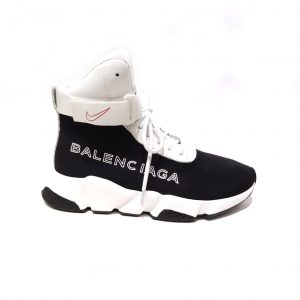 Кроссовки женские Balenciaga Nike Air Pegasus White Black