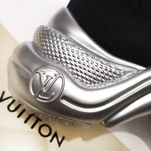 Кроссовки высокие женские Louis Vuitton ARCHLIGHT Black Silver