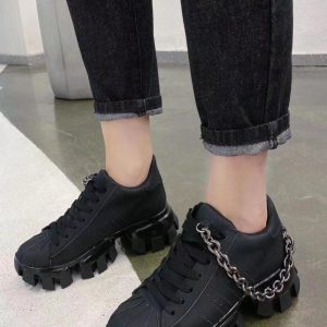 Кроссовки женские Prada Adidas CloudBust Black