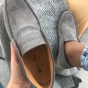 Ботинки женские Loro Piana Open Walk Grey