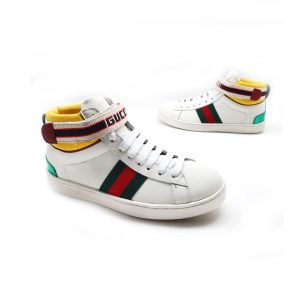 Кеды женские Gucci White Yellow