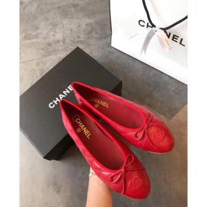 Балетки женские Chanel Red