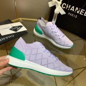 Кроссовки женские Chanel Rhomb Lilac