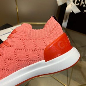 Кроссовки женские Chanel Rhomb Pink
