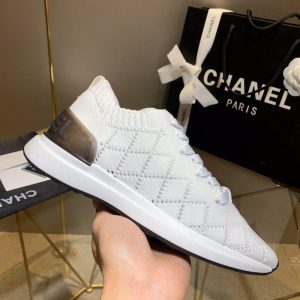 Кроссовки женские Chanel Rhomb White