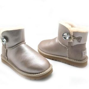 UGG BAILEY BUTTON BLING MINI Leather