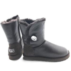 Угги женские UGG BAILEY BUTTON BLING Leather