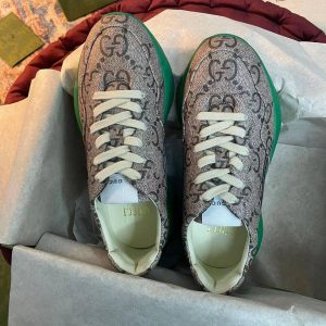 Кроссовки женские Gucci GG Rhyton Low Top Sneakers