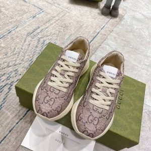 Кроссовки женские Gucci GG Rhyton Low Top Sneakers