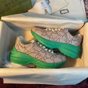 Кроссовки женские Gucci GG Rhyton Low Top Sneakers