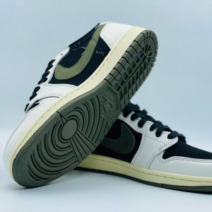 Кроссовки Nike Travis Scott Air Jordan 1 Low Olive