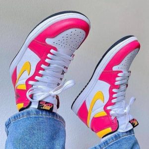 Кроссовки Nike Air Jordan 1 High “Light Fusion Red”