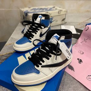 Кроссовки Travis Scott x FragmScott x  Nike Air Jordan 1 High