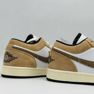 Кроссовки Nike Air Jordan 1 Low SE Brown Elephant